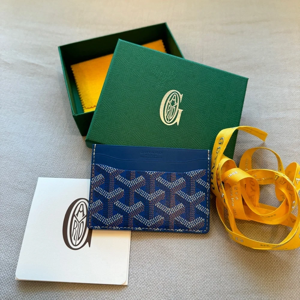 NWT💙GOYARD💙Goyardine Saint Sulpice Card Holder